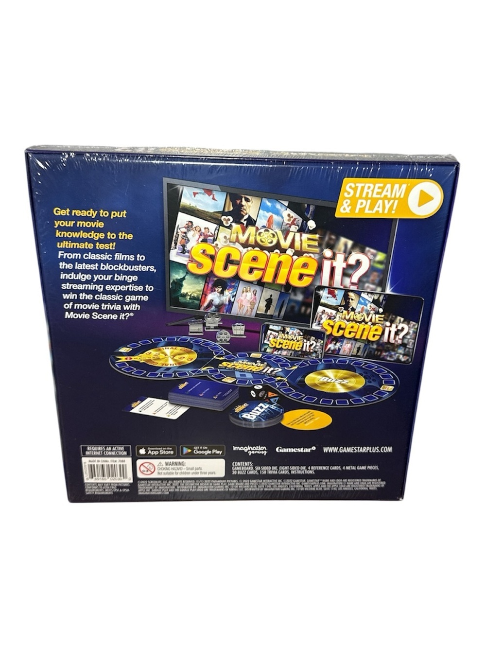 NEW! Gamestar Movie Scene It? Board Game Movie Trivia-Factory Sealed App Version - Picture 2 of 12